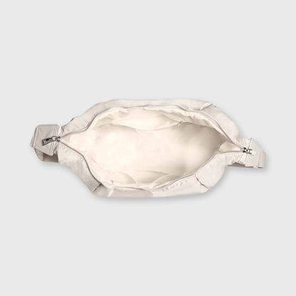 Creme Baggy nylon crossbody detaljebillede