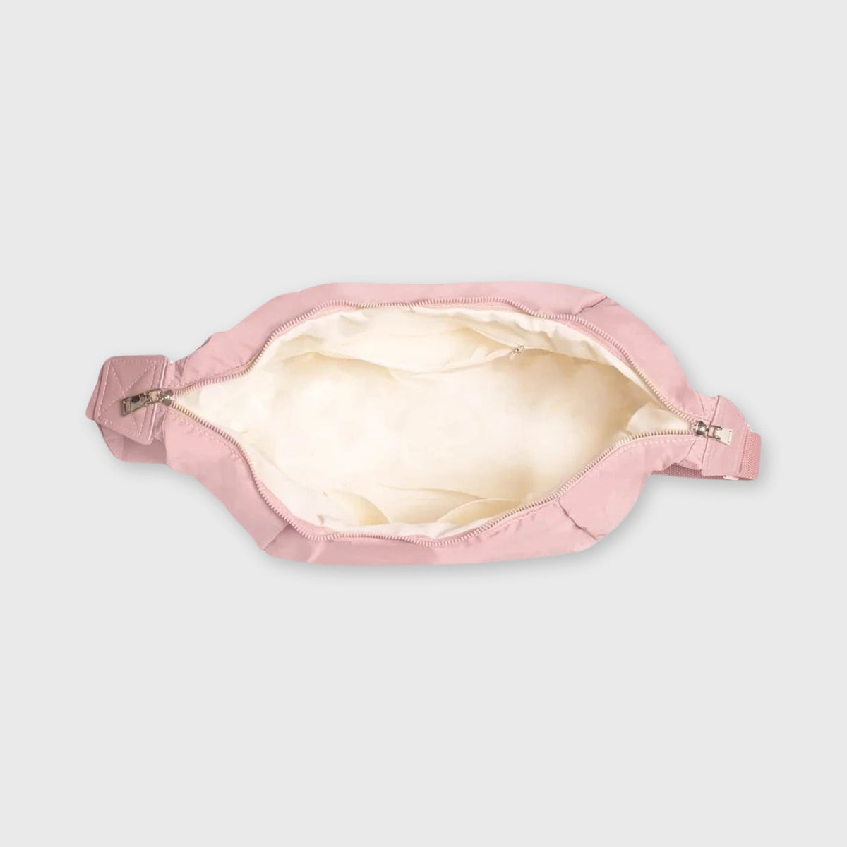 Rosa Baggy nylon crossbody detaljebillede