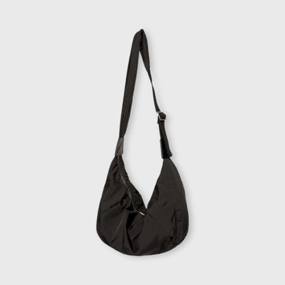 Sort Baggy nylon crossbody set forfra