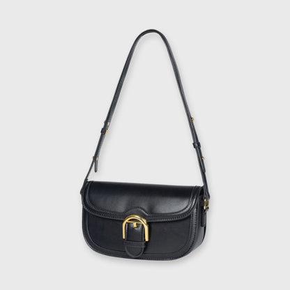 Sort Bella mini skuldertaske detaljebillede
