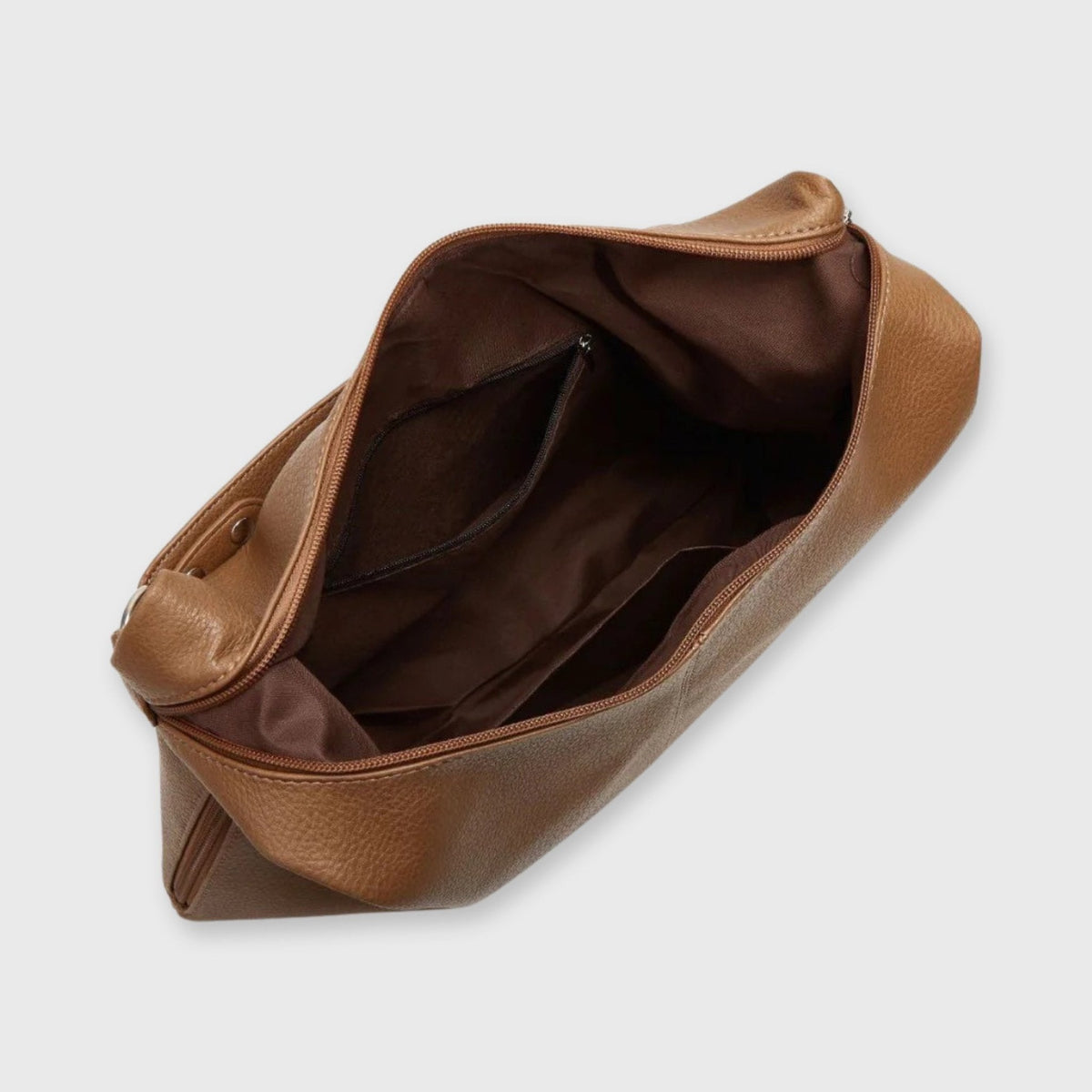 Cognac Cassie hobotaske detaljebillede