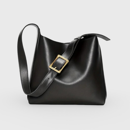 Sort Classy Workday skuldertaske detaljebillede