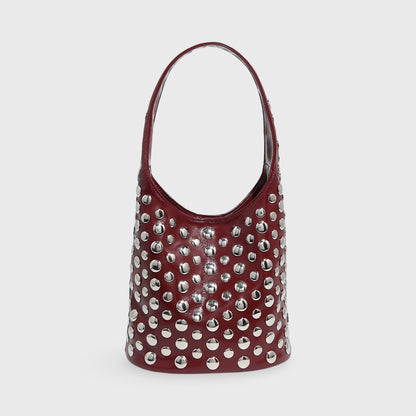 Bordeaux Crissy bucket taske set forfra