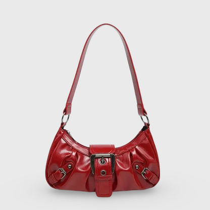 Rød Dream Vintage skuldertaske set forfra