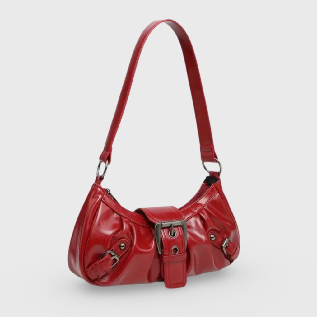 Rød Dream Vintage skuldertaske set fra siden