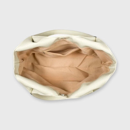 Creme Hannah shopper detaljebillede