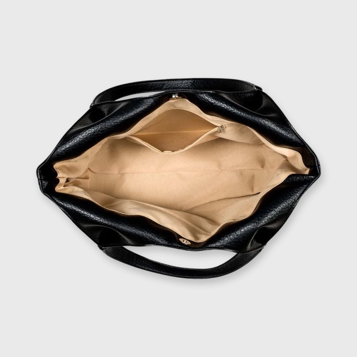 Sort Hannah shopper detaljebillede