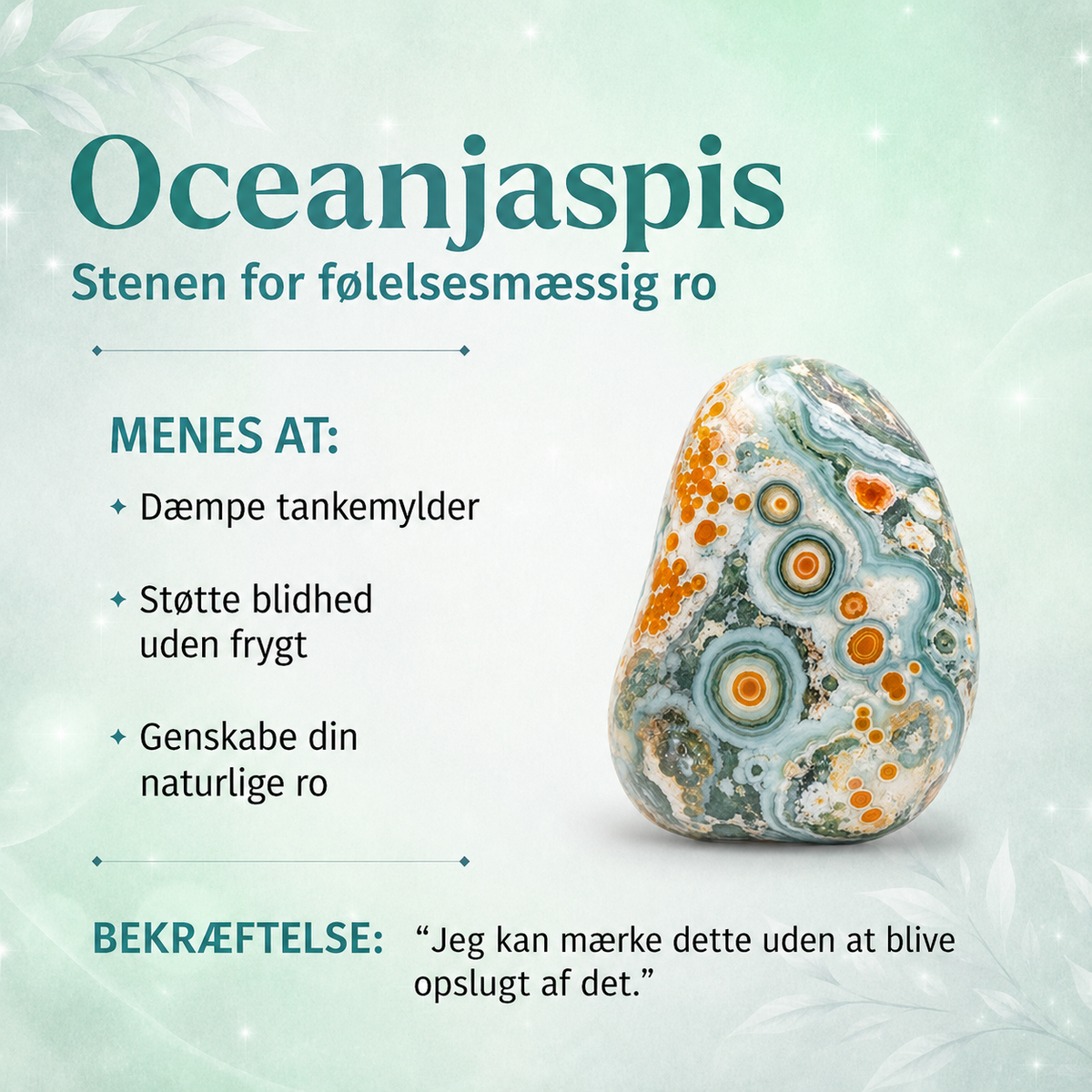 Indre Ro – Oceanjaspis-armbånd | 6 mm – billede 3