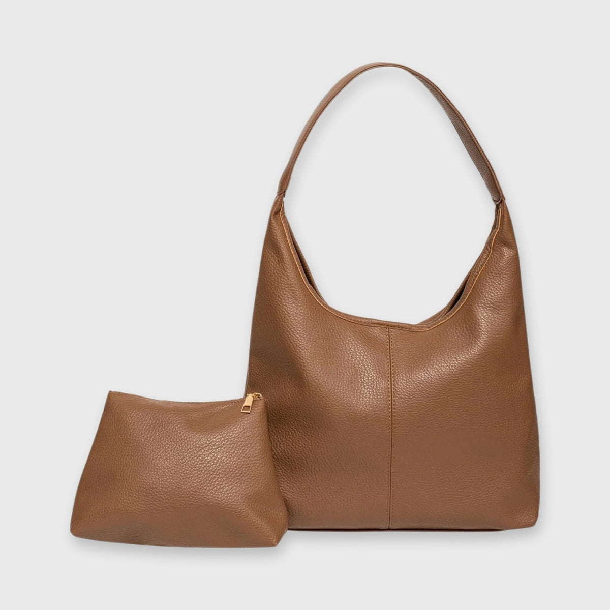 Karamel Jolie hobotaske set fra siden