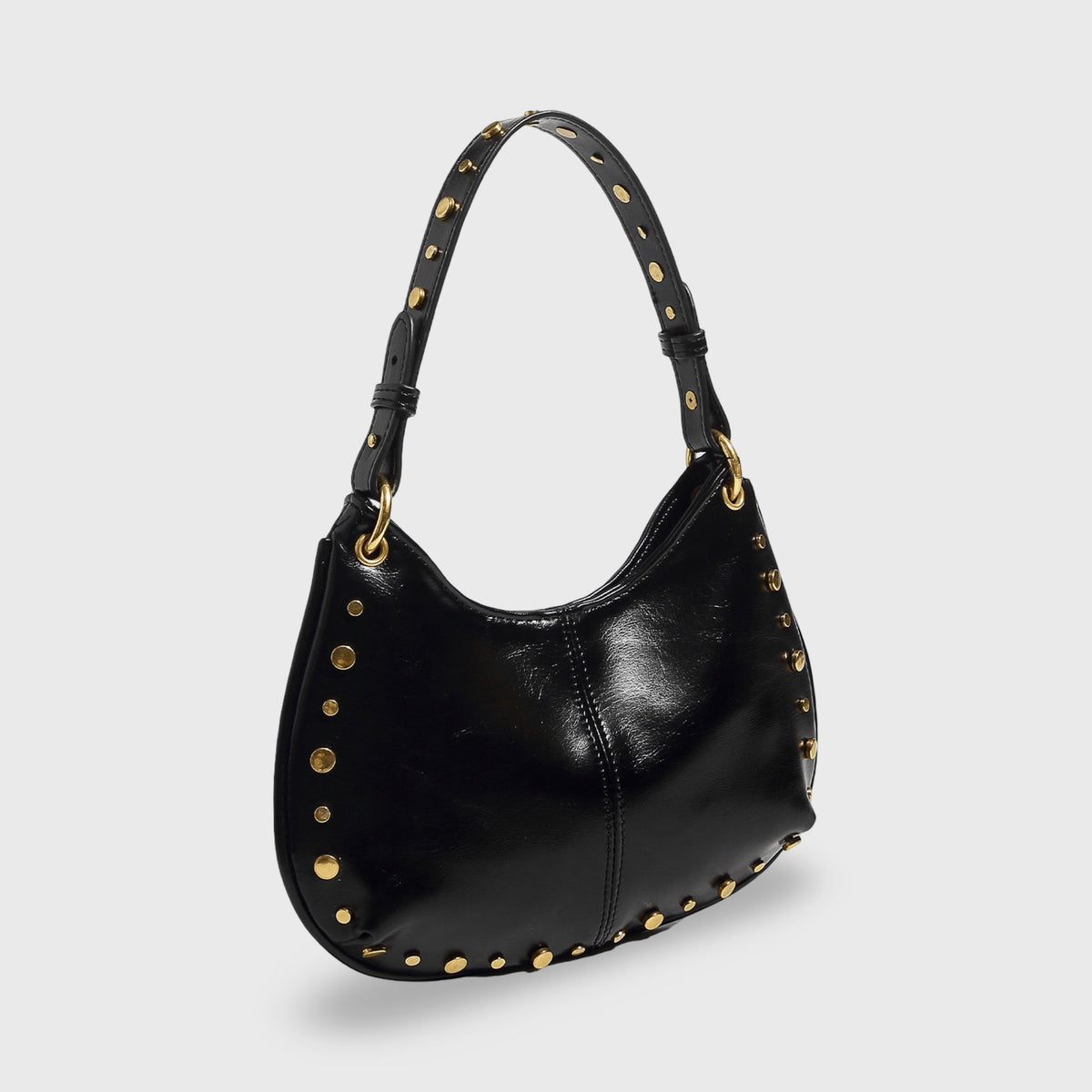 Sort Nour skuldertaske set fra siden