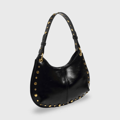 Sort Nour skuldertaske set fra siden