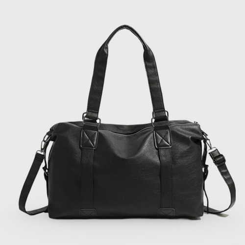 Sort Weekender rejsetaske set forfra