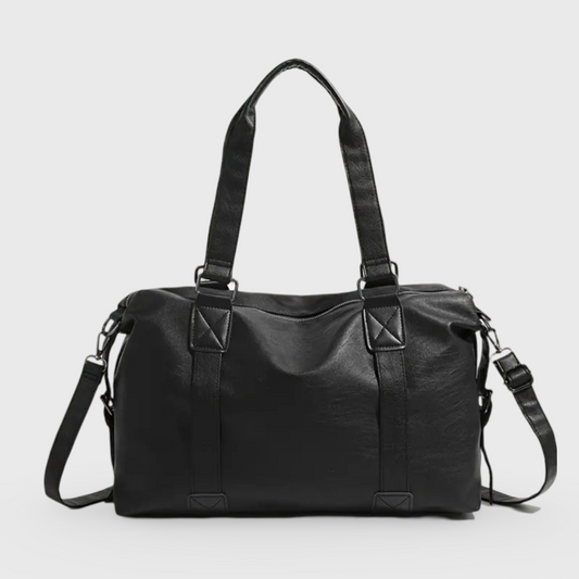 Sort Weekender rejsetaske set forfra