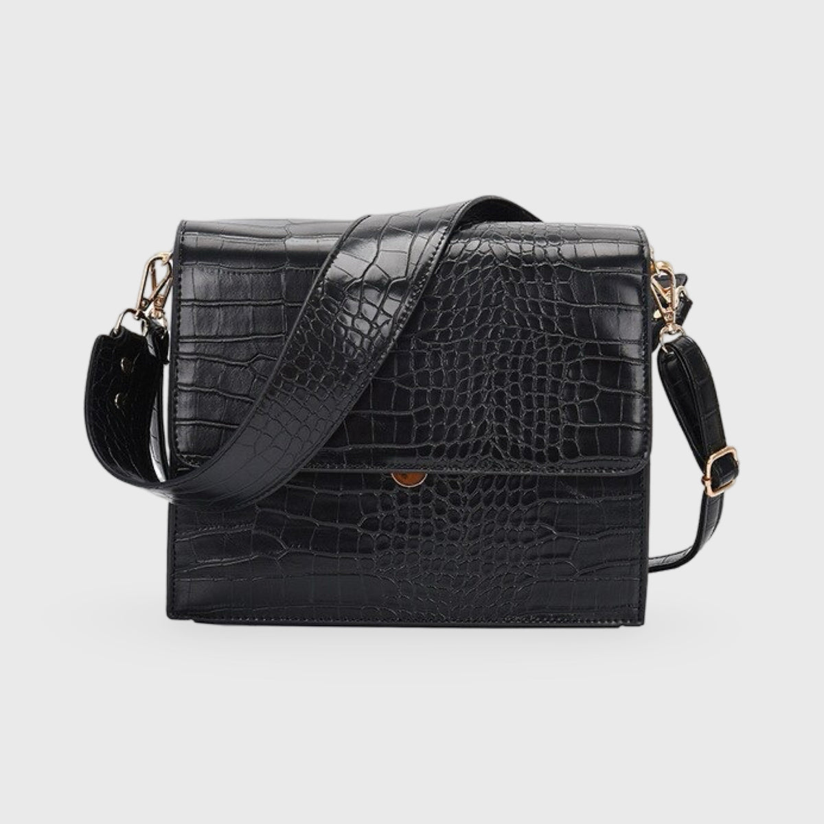 Sort Workday croco crossbody set fra siden