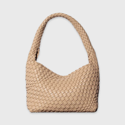 Sand Woven skuldertaske set fra siden