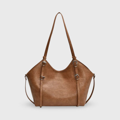 Cognac Yara shopper set forfra