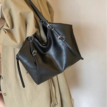 Sort Yara shopper set skråt forfra